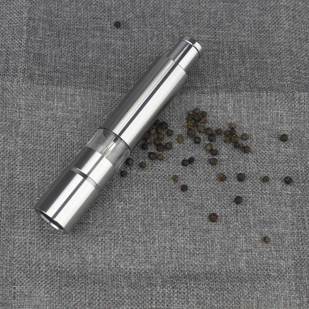 Thumb Push Pepper Mill,Customization Portable Salt Grinder,Event Logo Advertised Gift,Promotional Giveaway