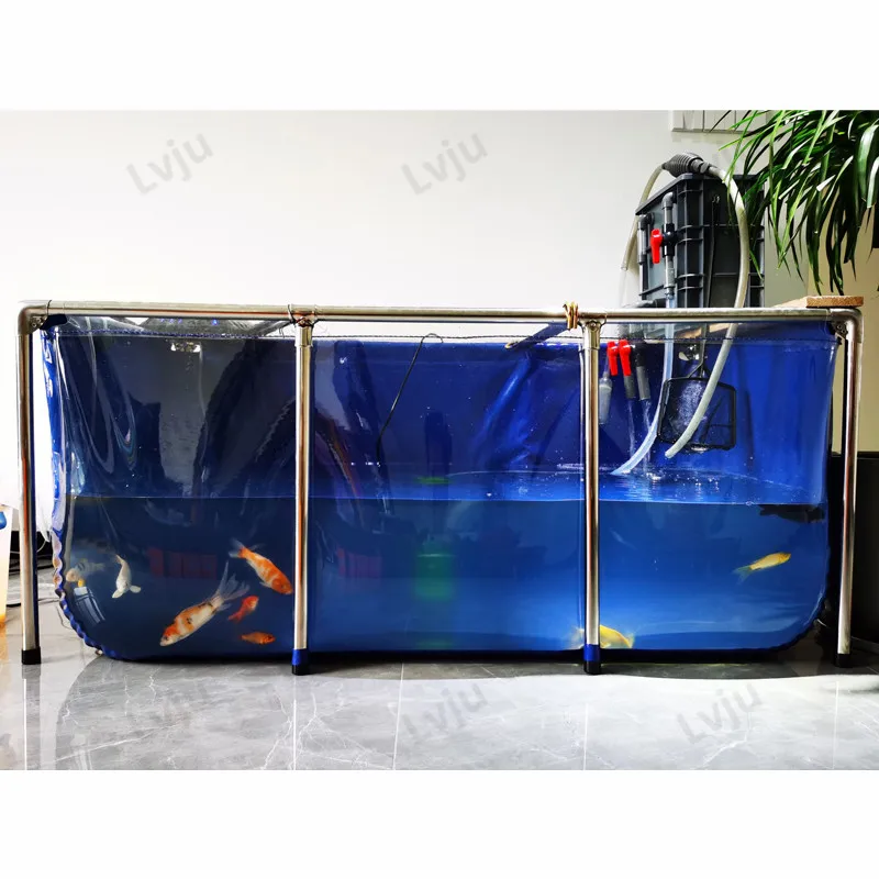 Lvju Luxury Decoration Marine Aquarium Fish Tank For Betta Fish Koi Fish Turtle