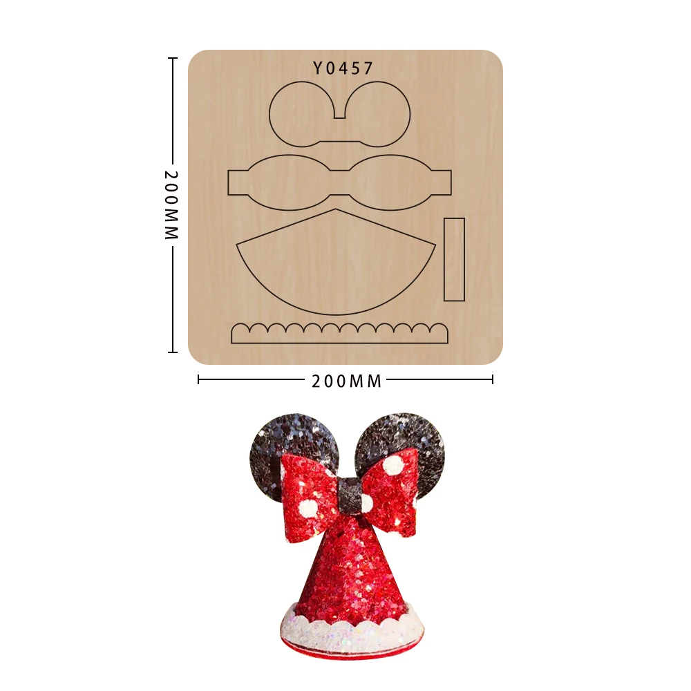 

Wooden Cutting Dies for DIY Craft Making, Laser Molding Template, Suitable for Common Die-Cutting Machines