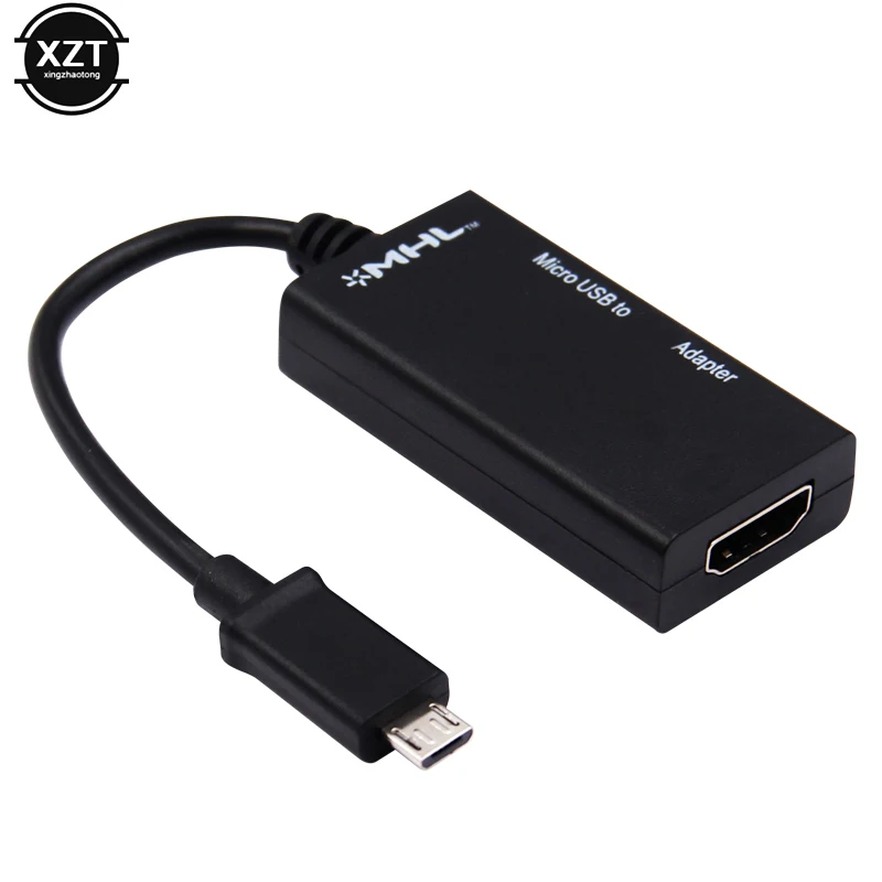 Micro USB 2.0 MHL toHDMI-kompatybilny kabel HD 1080P dla Samsung HTC xiaomi2 Android HDMI-kompatybilny Mirco USB 5pin MiniAdapter