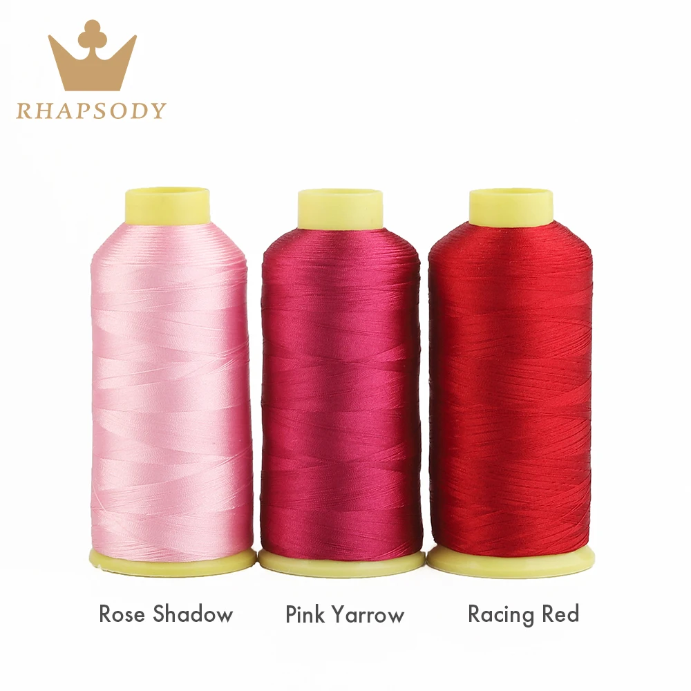 3pcs/Set 5000m 40WT 120D/2 Polyester Embroidery Thread For Brother Singer Babylock Embroidery Machine Home Sewing Varies Colors