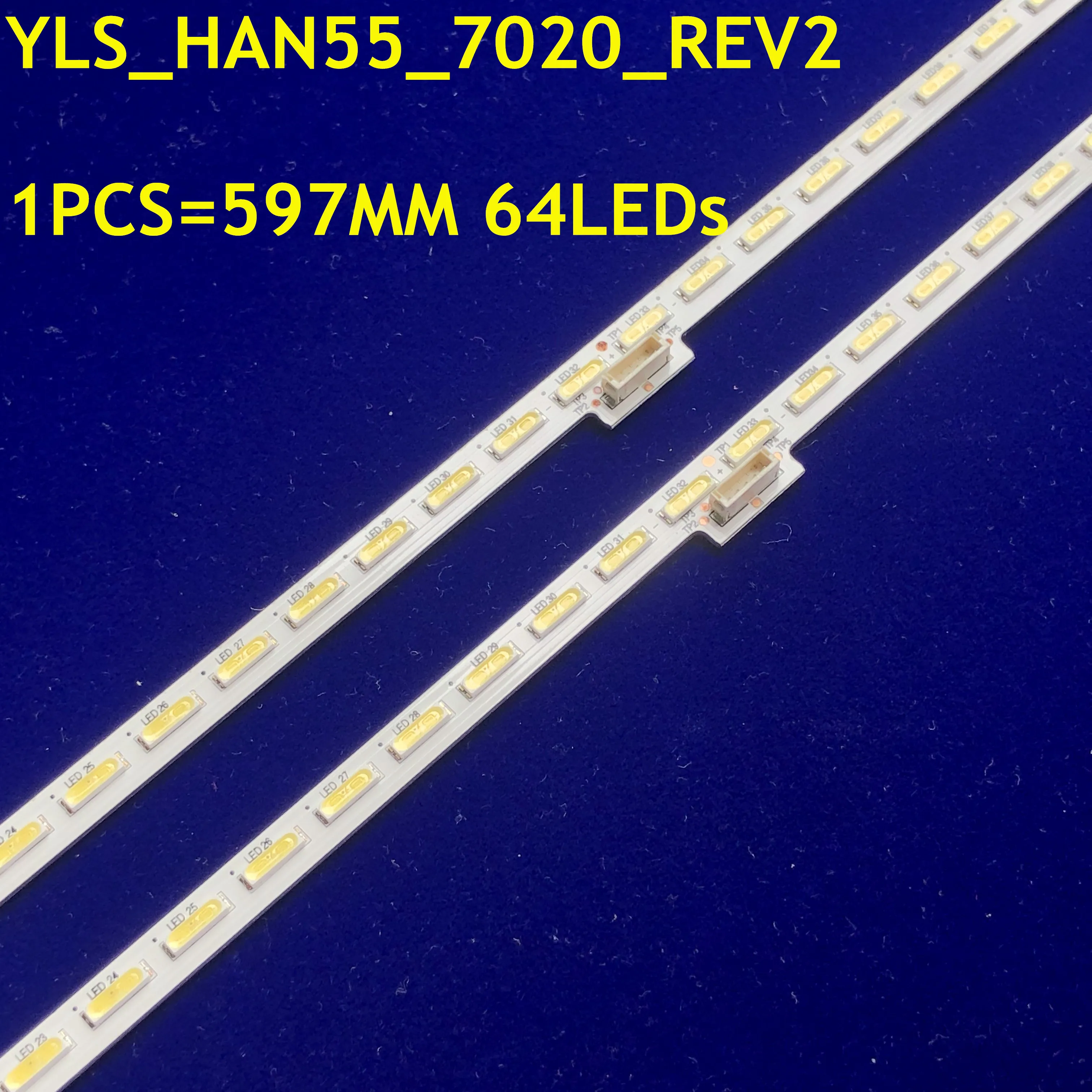 10 PCSLED Backlight strip for  KD-55X8500C KD-55X8505C KD-55X8507C XBR-55X850C 75.P3C08G001 15A09N SYV5541