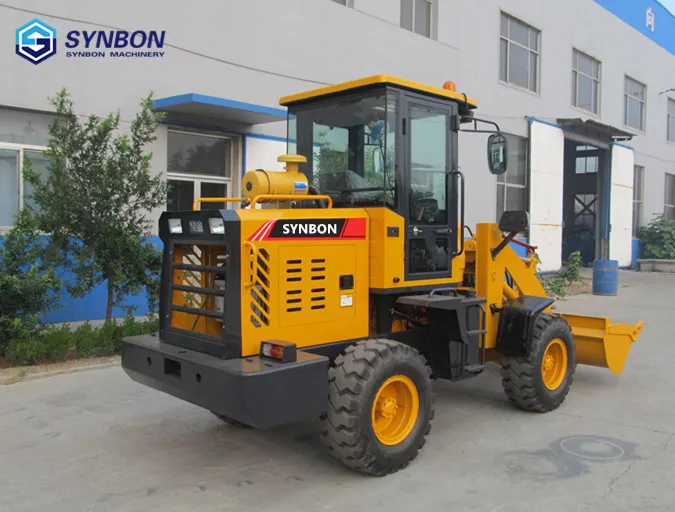 SYNBON New 1.5Ton Wheel Loader CE   Multiple Auxiliary Tool Replacement Mini Loader Farm Loader SY915