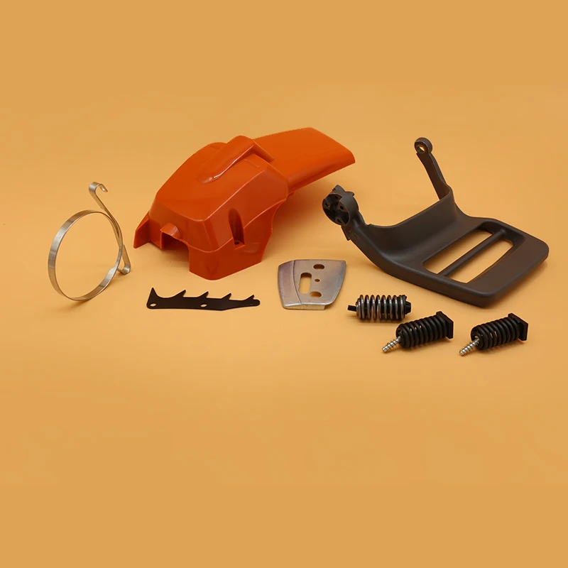 Top Coperchio del Cilindro Maniglia del Freno a Molla Tampone Kit per Husqvarna 350 340 345 346 346XP Gas Motosega Pezzi di Ricambio Parti di 503 91 05 01