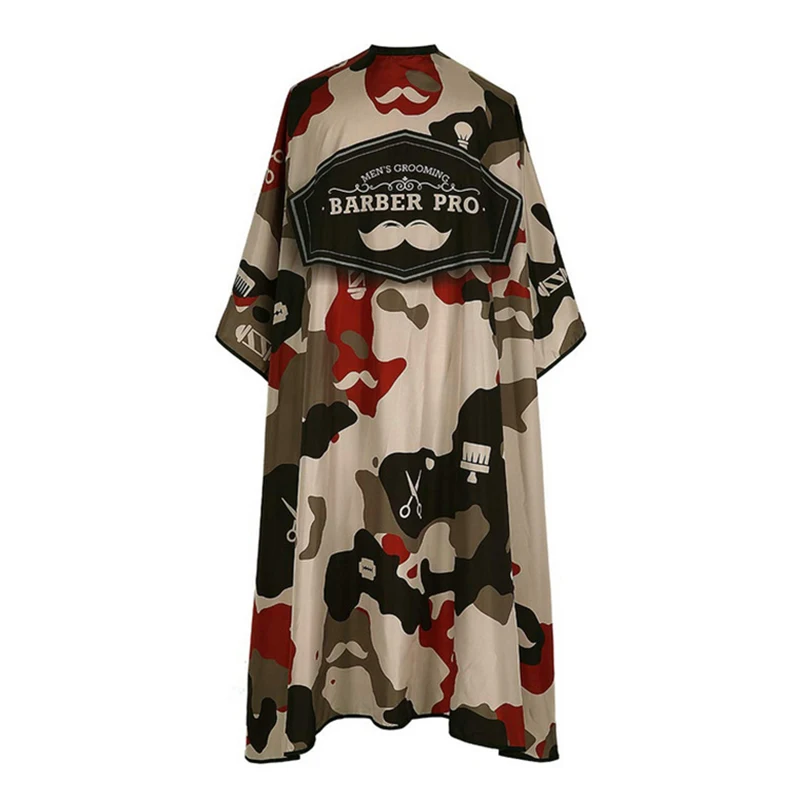 Camouflage Pattern Hairdresser Apron Hairdressing Barber Cloth Hair Cutting Gown Kids&Adult Cape Pro Salon Styling Tool