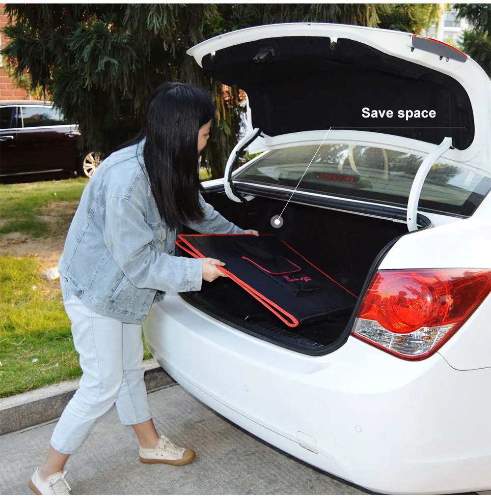 Dokio 100W (50Wx2Stk) Flexibles Faltbares Mono-Solarpanel für Reisen & Boot & Wohnmobil Hochwertiges Tragbares Solarpanel China – Detail 4