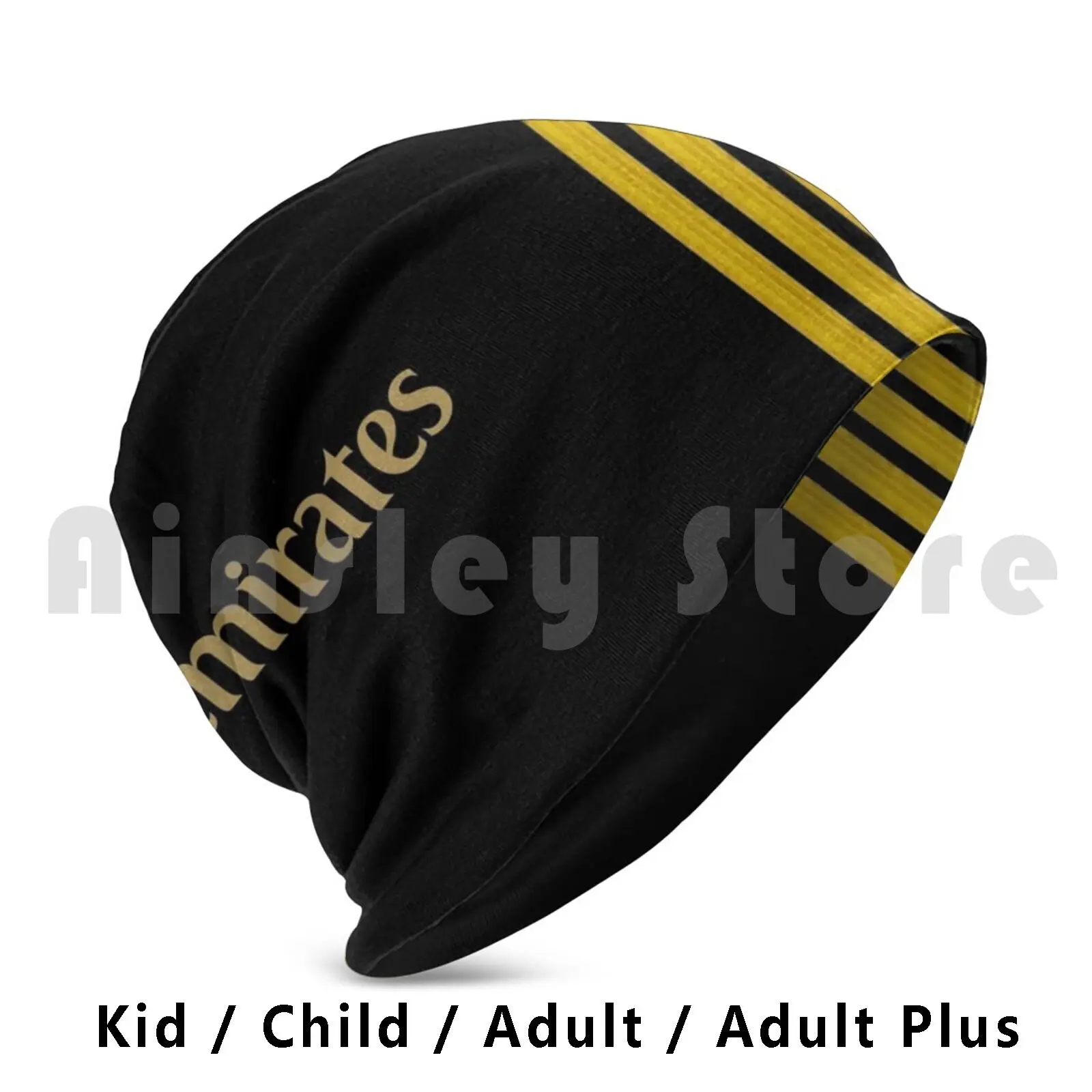 Emirates Epaulettes Beanies Knit Hat Hip Hop Epaulettes Pilot Emirates Captain Aviation Plane Airplane Boeing