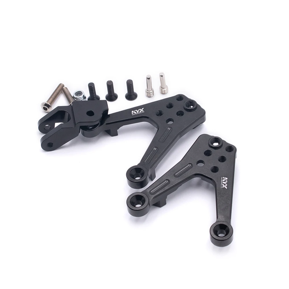 

KYX Racing Aluminum Front Rear Suspension Bracket Shock Tower Adjustable Upgrades for 1/10 RC Crawler Car Axial SCX10 II 90046