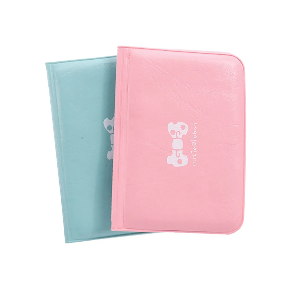 Cute Candy Color PU Leather on Cover Wallet Case for Auto Driver License Bag Car Driving Documents business Card Holder Purse