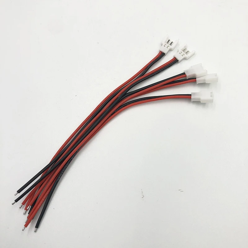 10 Pcs 1S Lipo Battery Balance Charger Switch Wiring Cable XH 2.0mm Pitch Plug Male Female For Indoor Drone Syma X5C Hubsan x4