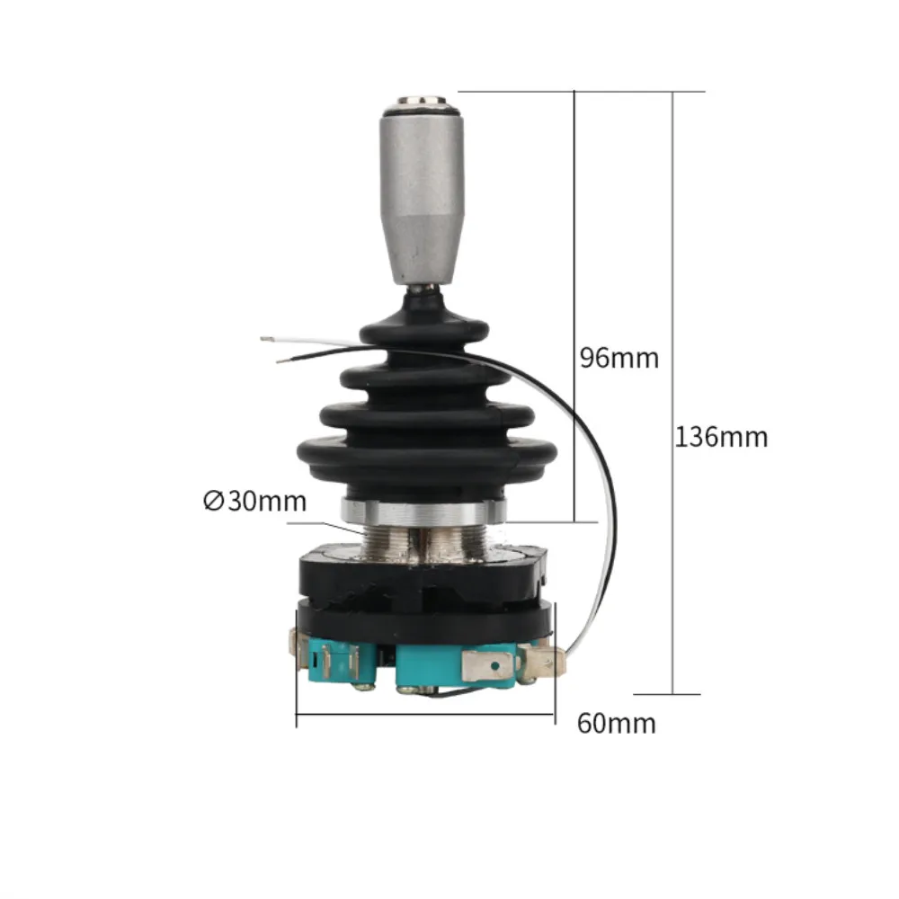 30mm Joystick Switch with Push Button Switch Momentary 4 position Latching Rocker Switch Monolever Cross Switch HKF4-11A-4