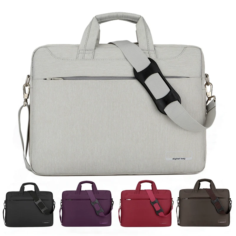 Business Laptop bag 17.3 17 15.6 14 inch Nylon Airbag Shoulder Handbag Computer Bags Waterproof Messenger Women Men Notebook Bag