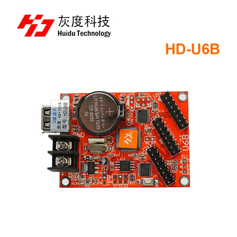 Huidu HD-U6A HD U62 HD-U63 HD-U64 HD-U6B HD U60 USB port single and dual color led signs controller led display control