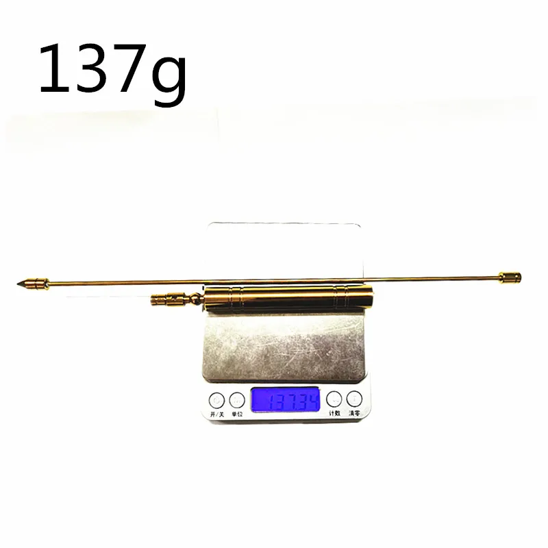 Brass  Rods ruler Arrival dragon-finding energy probe Solid Copper Dowsing with Handles Beautifully Crafted Divining Rods