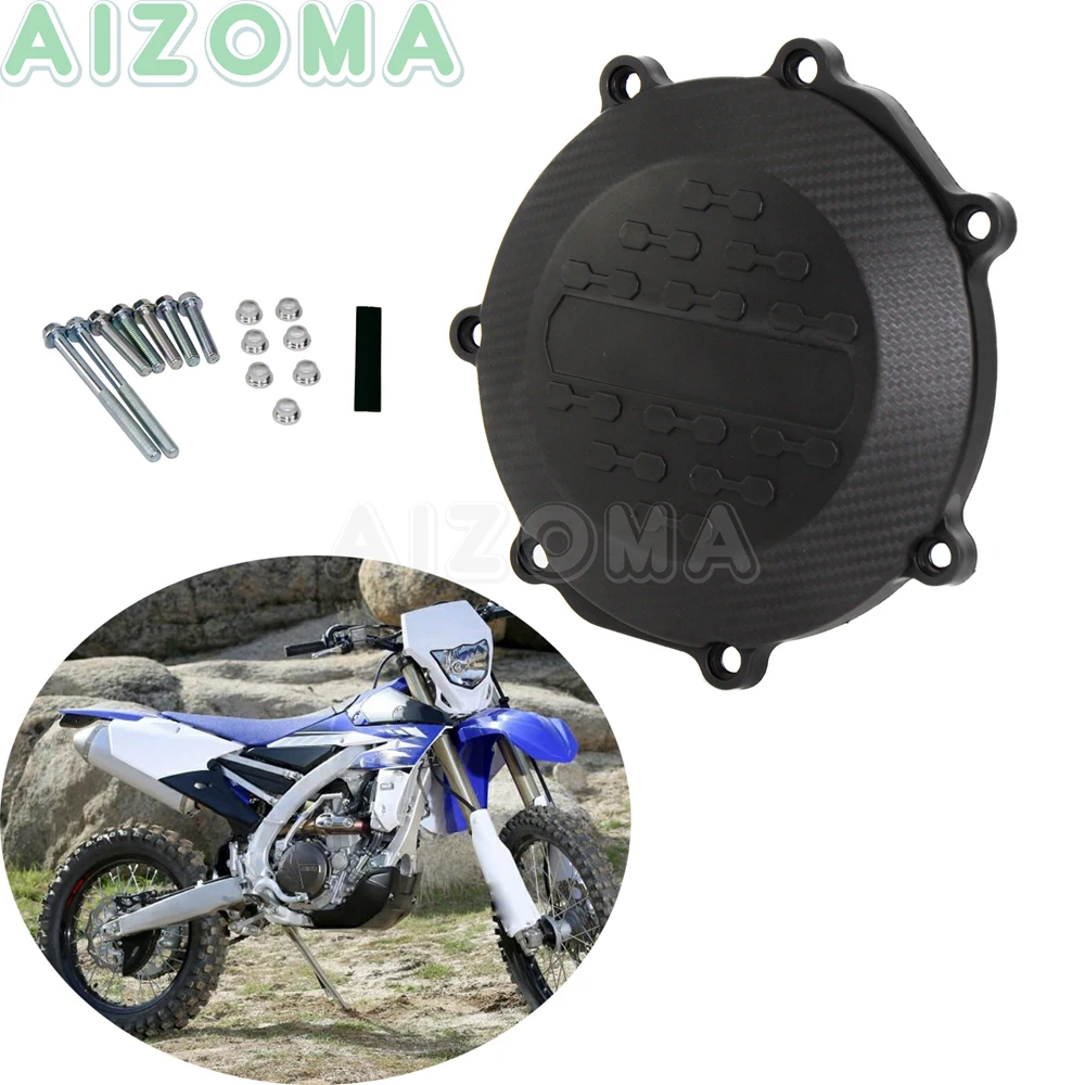 

Dirt Bike Engine Clutch Cover Case Black For Yamaha YZ450F WR450F YZ450FX YZF WRF YZ WR 450 X 2010-2012 2013 2014 15 2016 17