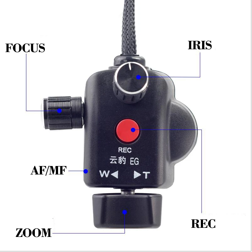 Zoom and focus Remote Control For Panasonic Camera HC-X1 AG-UX90