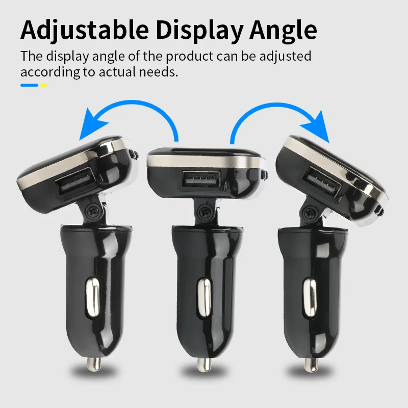 Develuck nuevo ángulo transferencia TPMS versión mejorada de alarma de seguridad de coche Sensor de presión de neumáticos encendedor de cigarrillos