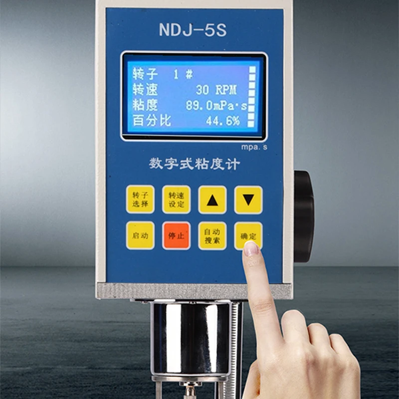 Affichage numérique viscomcirculation NDJ-5S/8S viscosité rotative viscomcirculation peinture Polaroid liquide portable et multifonctionnel