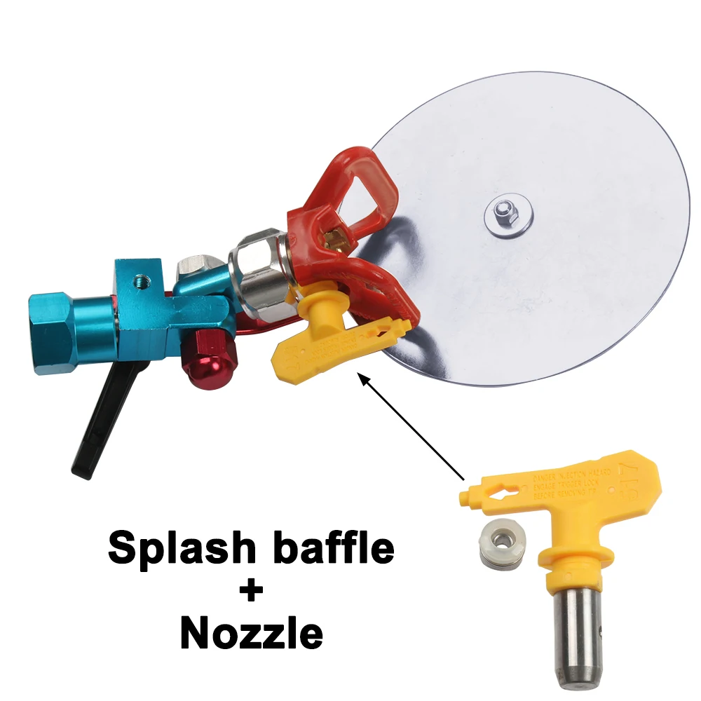 Spray Gun Paint Sprayer power Tool Airless Spray Tip of Airless Spraying Machine Sandblaster with Splash-proof baffle