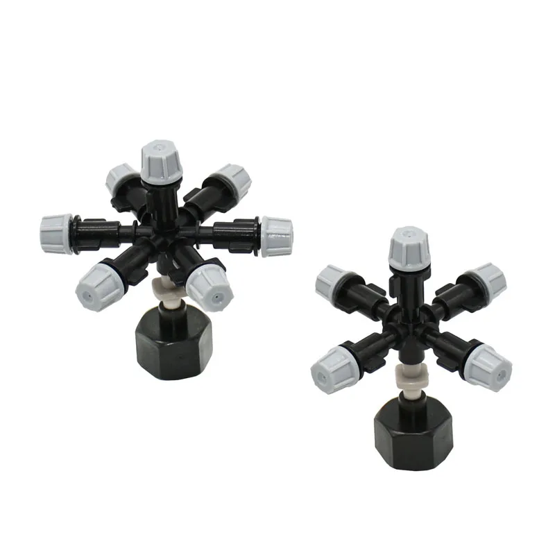 Female 1/2 Water Mist Sprinkler Nozzle 5-way Garden Sprayer Nozzle 7-way For Garden Greenhouse Irrigation 1Set