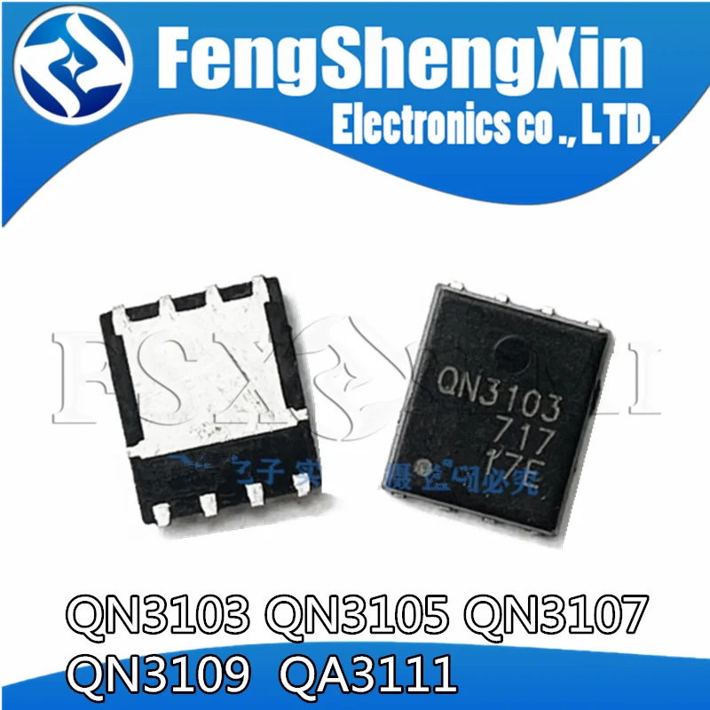 

10pcs QN3103 QN3105 QN3107 QN3109 QA3111 QFN MOS IC