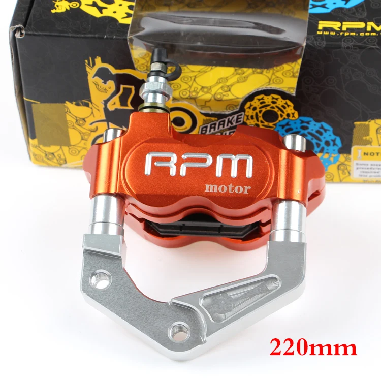 RPM motor Motorcycle Brake Calipers+200/220mm Disc Brake Pump Bracket For Yamaha RSZ JOG Nitro Zuma Aerox Force 50 rr BWS 100