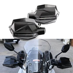 For Suzuki BURGMAN 400 GS1000 GS500E GS550M Katana Universal Motorcycle Hand Guards with LED Turn Signal Light Protectors