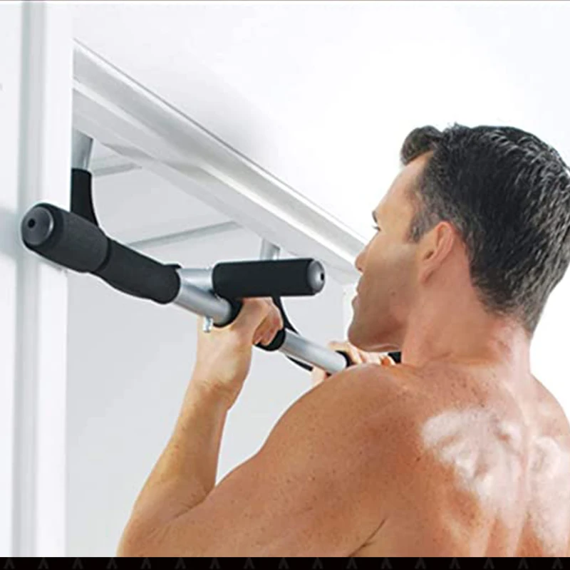 Doorway Pull Up Bars  Wall Chin Up Bar Indoor Doorframe Horizontal bar Total Upper Body Workout Bar Gym Fitness Equipment