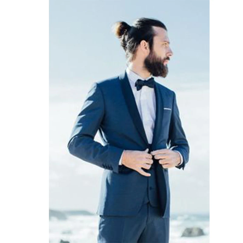 Neueste Design Herren Anzug Für Hochzeit Prom Kleider Party Kleid Beste Mann Tragen Smoking Abendessen Anzug 3 Stück Anzug (jacke + Hose + Weste)