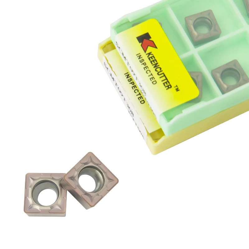 Imagem -02 - Lâmina de Controle de Precisão Cerâmica Quadrada Peças de Alumínio Scmt09t304 Scmt09t308-tm 10 Pcs Aço Inoxidável