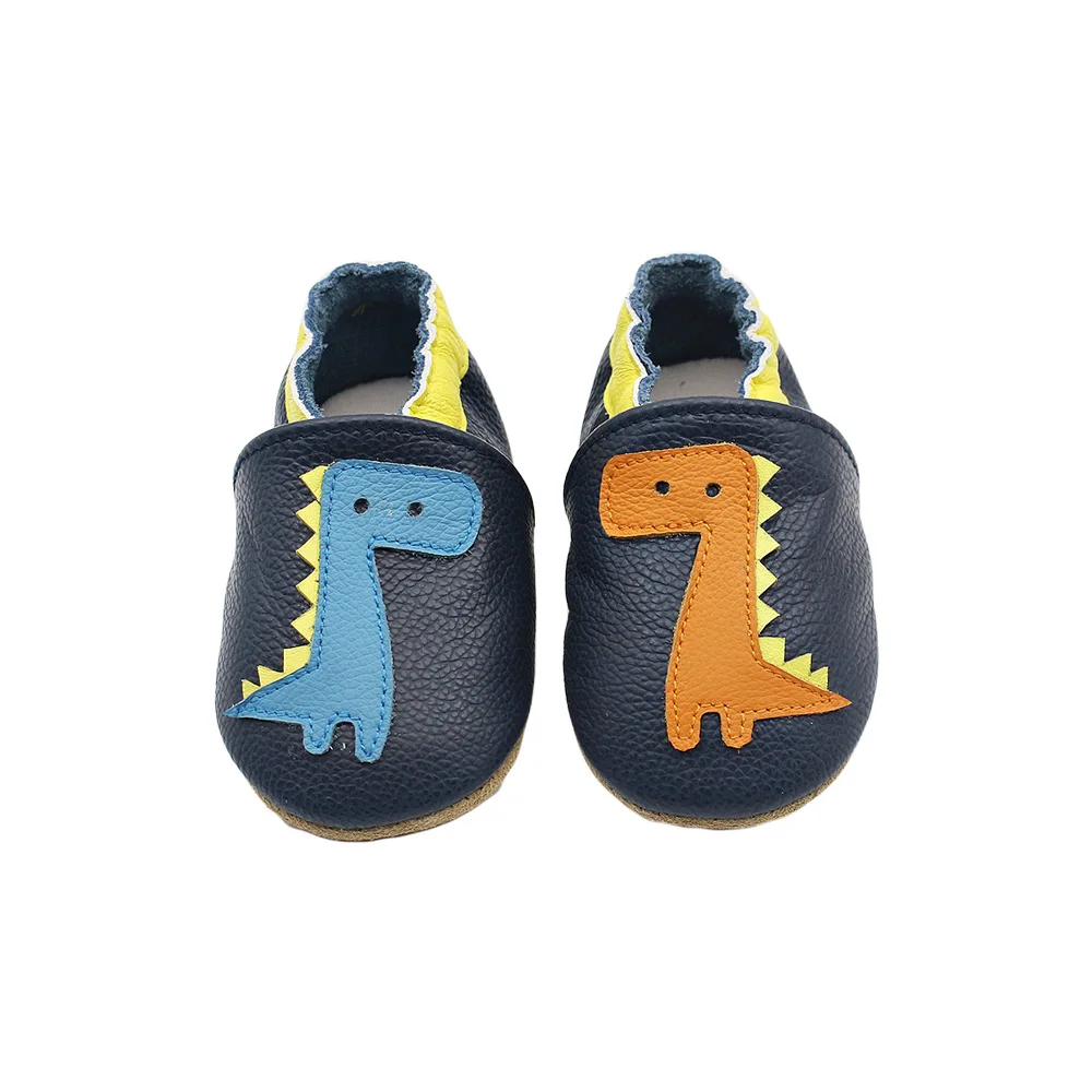 Cartoon Tiere Kuh Leder Babys chuhe Kleinkind Kleinkind Babys Mädchen Innen schuhe Neugeborene Stiefeletten erste Wanderer Baby Mokassins