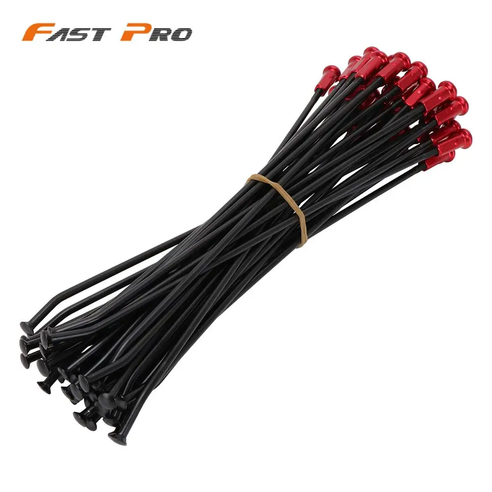 

Motorcycle 36Pcs 21" Front Wheel Steel Plating Spokes Nipples For Honda CR125R CR250R CR500R CRF250R CRF250X CRF450R CRF450X CRF