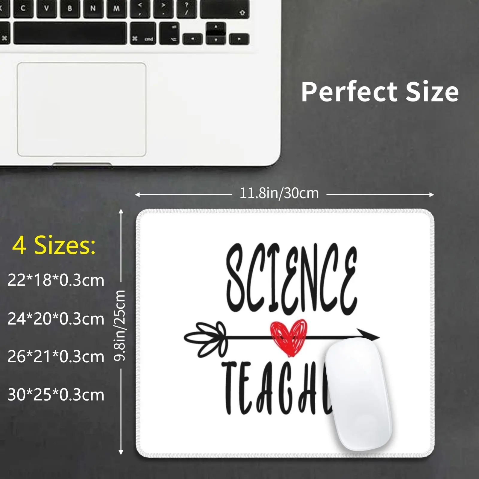 Science Teacher Mouse Pad DIY Print Science Matter Solid Liquid Gas Scientist Teacher Chemistry Physics