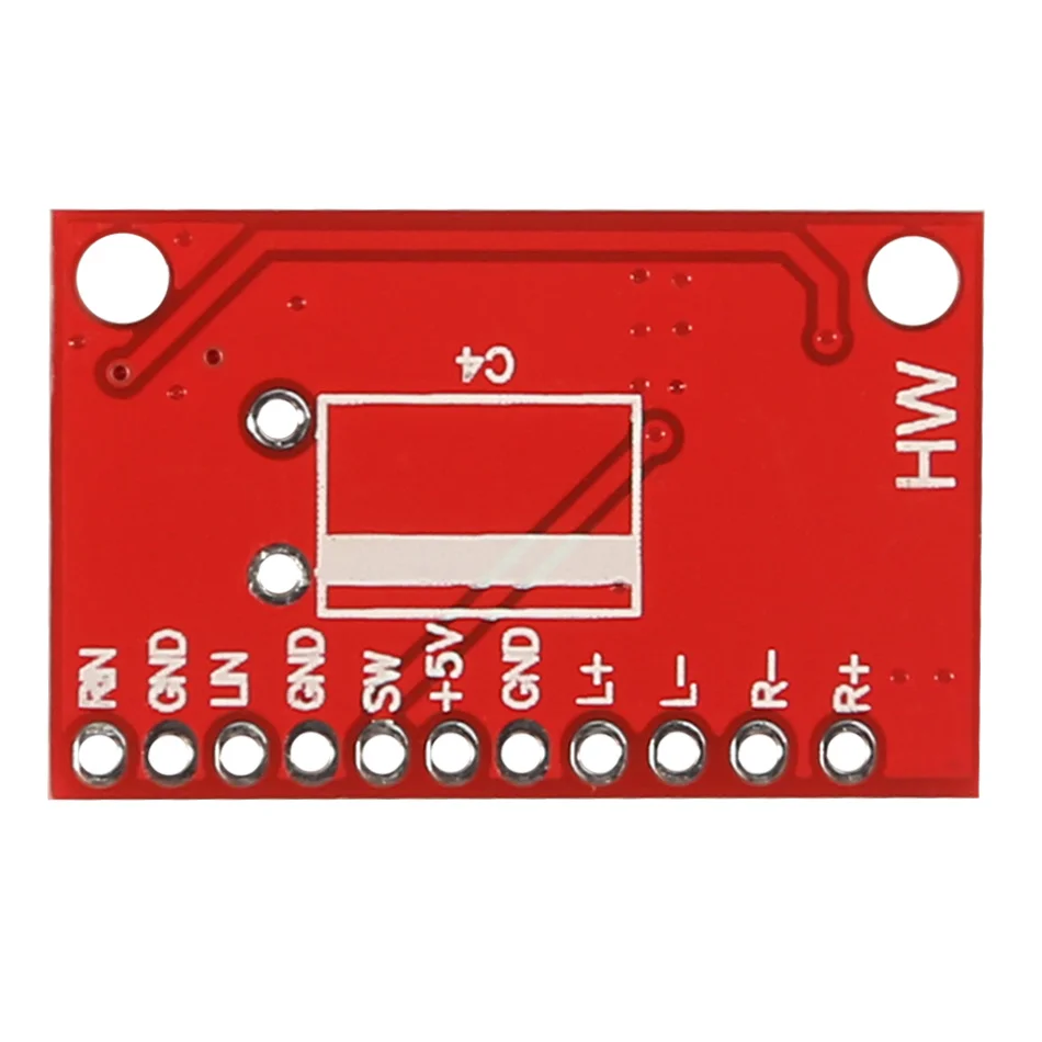 アンプボードpam8403 DIy 2x3w,クラスd,デジタル,2.5vから5v,超小型,効率的な回路基板,赤