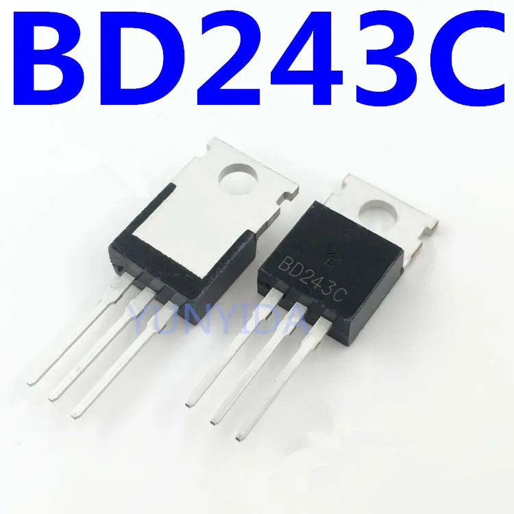 5PCS  Transistor  BD243C  TO-220