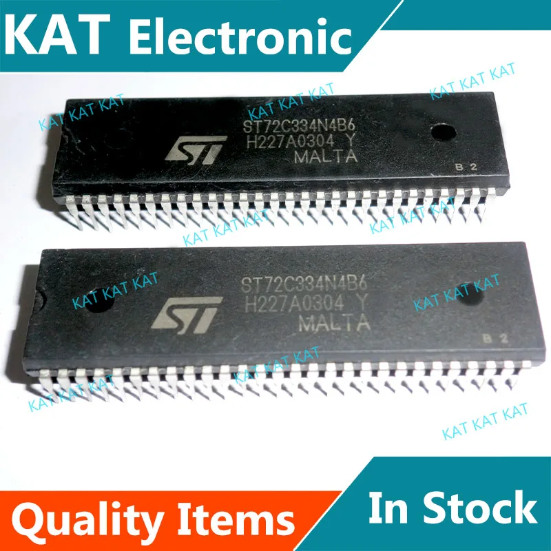 1 PCS/Lot ST72C334N4B6 8-BIT MCU dengan SINGLE Tegangan Memori FLASH