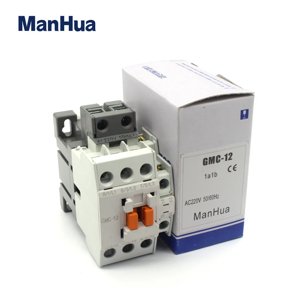 ManHua 3 Phase AC GMC-12 Electrical Magnetic Contactor For Protect Home Improvement And Electrical Equipment