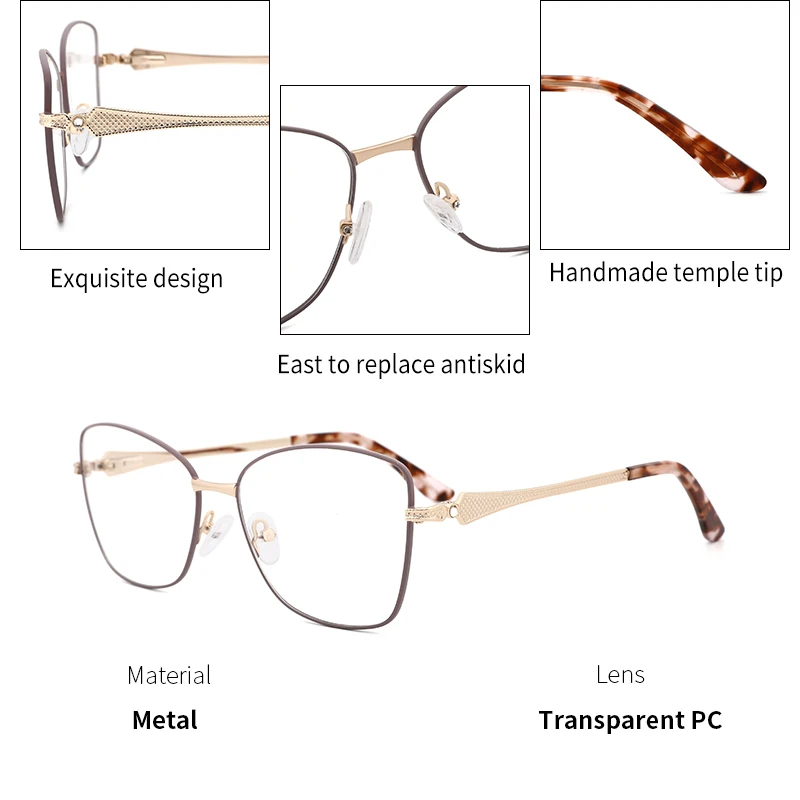 KANSEPT Eye Glasses Frame Women Retro Myopia Optical Frame Prescription Eyeglasses Frame for Women Eyewear 2327