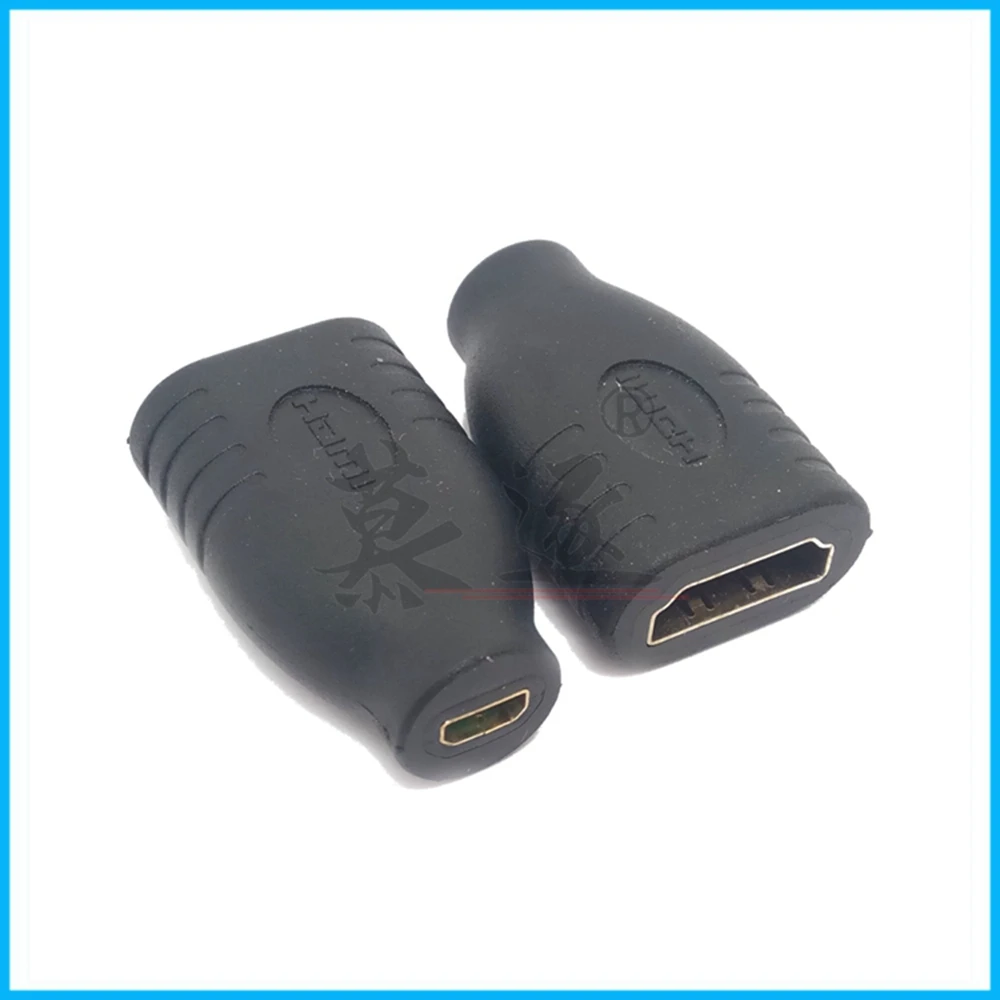 Micro HD-compatível fêmea para HDTV fêmea cabo adaptador conector 1080P 1.4V