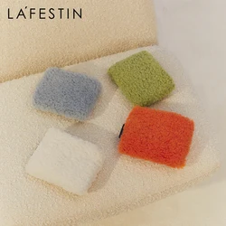 LA FESTIN designer bag 2022 new trendy Coin purse small pocket bag wool simple wallet all-match phone bags fashion niche purses