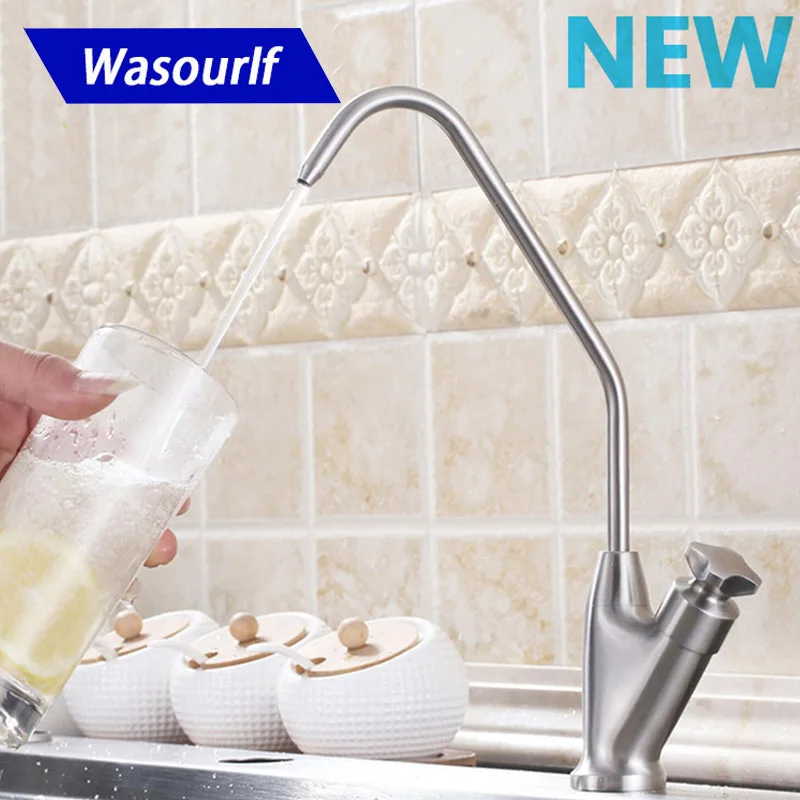 WASOURLF Lead Free Kitchen 304 Stainless Steel Filter Drinking Faucet Purified Water Tap Accessories Healthy Home Part