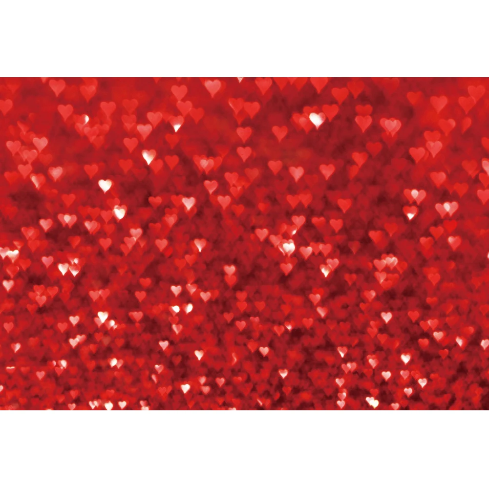 Yeele Glitter Shine Red Love Heart Light Bokeh Partyการถ่ายภาพฉากหลังส่วนบุคคลถ่ายภาพพื้นหลังสำหรับPhoto Studio