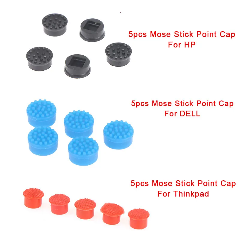 

5pcs Laptop Keyboard Trackpoint Pointer Mouse Stick Point Button Cap For DELL For HP For IBM Lenovo THINKPAD