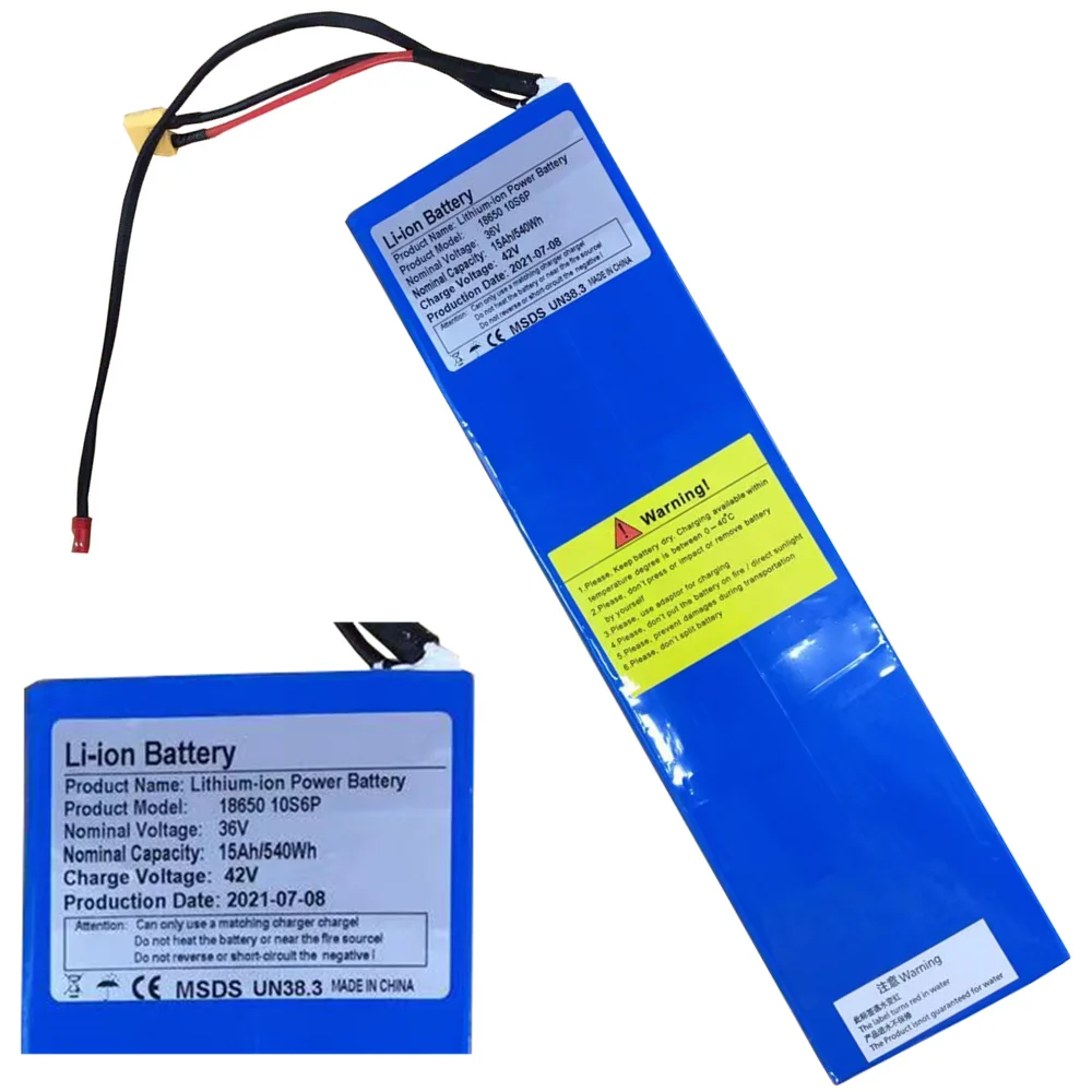 

36V 15000mAH 540wH 18650 LI-ION Battery Pack for Segway Ninebot MAX G30 Electric Scooter Special