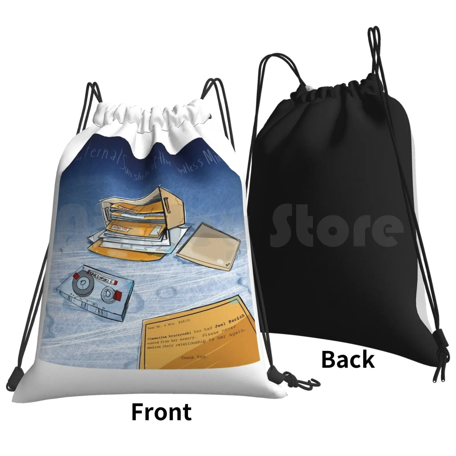 Eternal Sunshine Of The Spotless Mind Backpack Drawstring Bag Riding Climbing Gym Bag Eternalsunshineofthespotlessmind