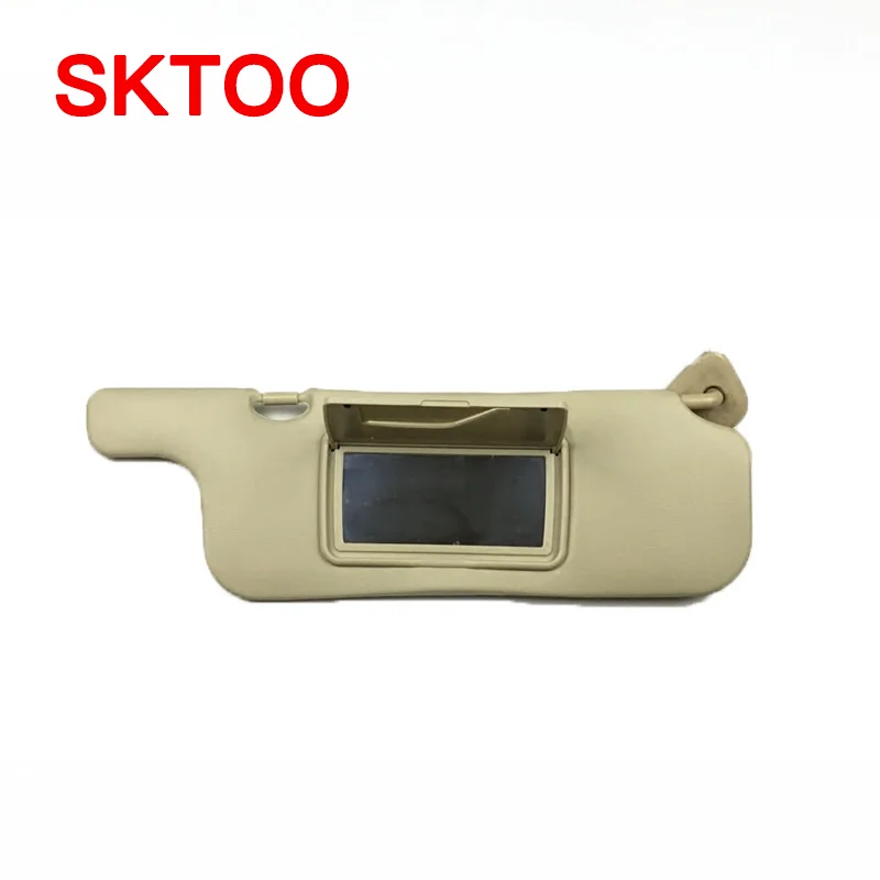 SKTOO For Toyota Corolla 2003-2012 Beige Inner Front Windscreen sun visor with makeup mirror