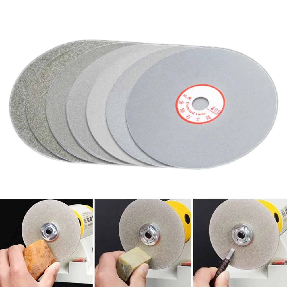 

6 Inch Inner Hole 12.7MM Diamond Polishing Disc Flat Lap Grinding Wheel Lapping Grinding Disc Tool Polishing Laps