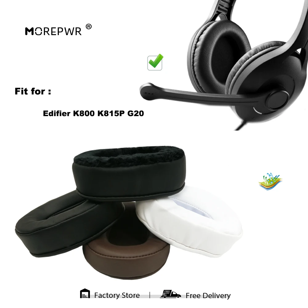 

New Upgrade Replacement Ear Pads for Edifier K800 K815P G20 Headset Parts Leather Cushion Velvet Earmuff Earphone Sleeve