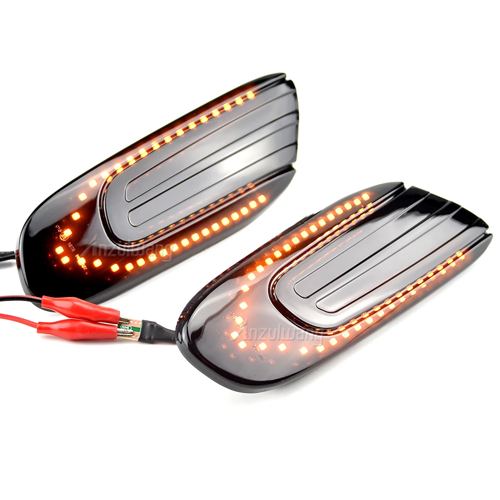 2Pcs For Mini Cooper One F55 F56 F57 Dynamic Sequential LED Fender Marker Light Side Marker Lamp Indicator Turn Signal Light