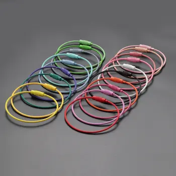 10個/包 1.5x155mm 不鏽鋼纜繩環螺絲鎖扣小工具環鑰匙圈鑰匙圈鑰匙圈標籤繩飾品配件 10 最佳銷售 鑰匙環 - №4